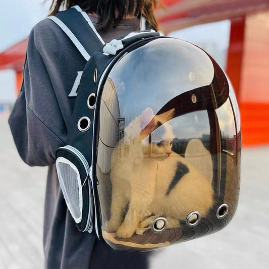 Pet Supplies Cat Bag Space Capsule Backpack Portable Pet Bag Cat Transparent Backpack Dog Cat Backpack